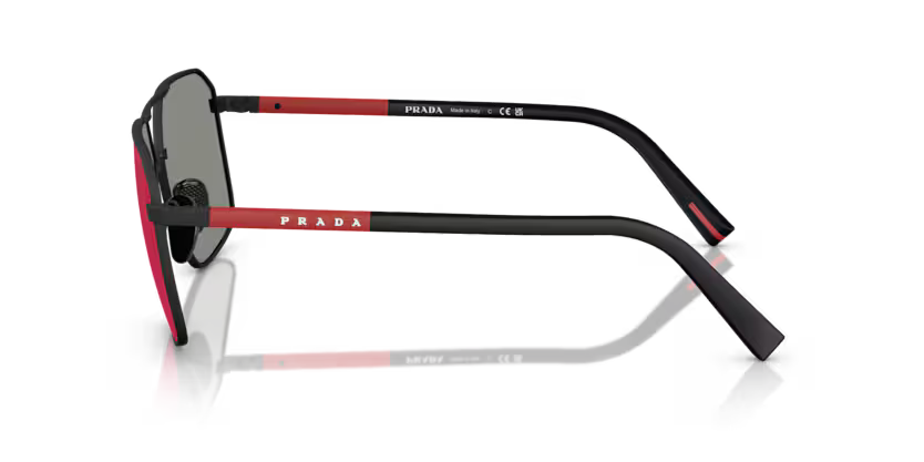 Prada Linea Rossa PS A50S-Nero Effetto Gommato