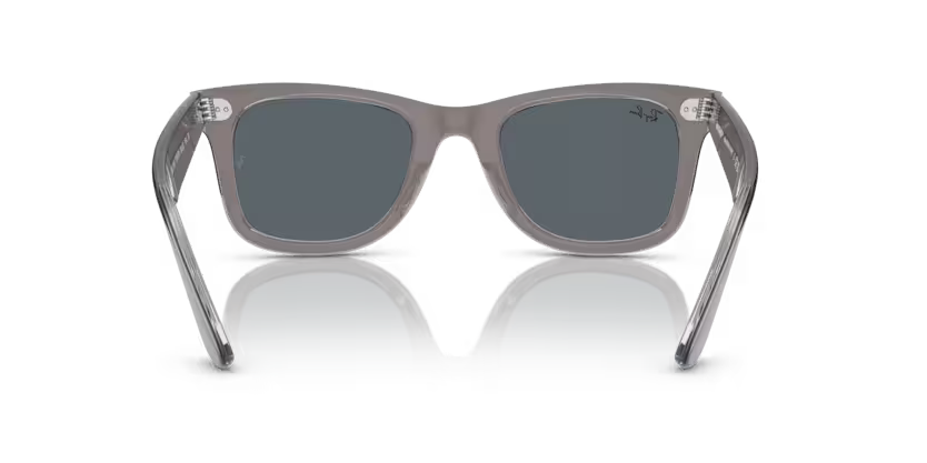Ray-Ban 0RB2140 Wayfarer-Grigio Su Trasparente