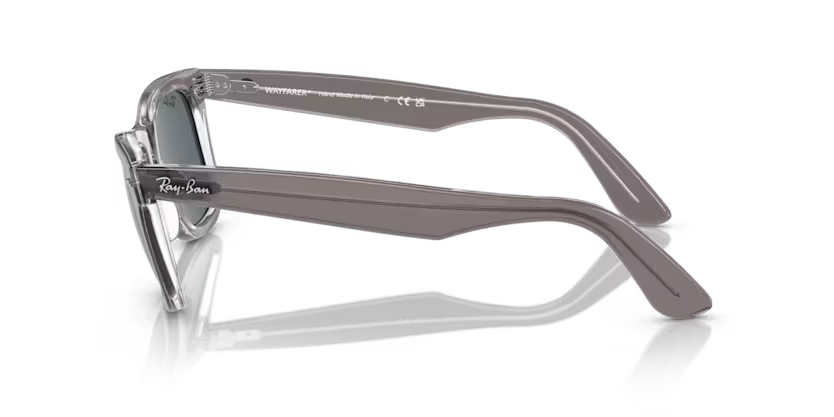 Ray-Ban 0RB2140 Wayfarer-Grigio Su Trasparente
