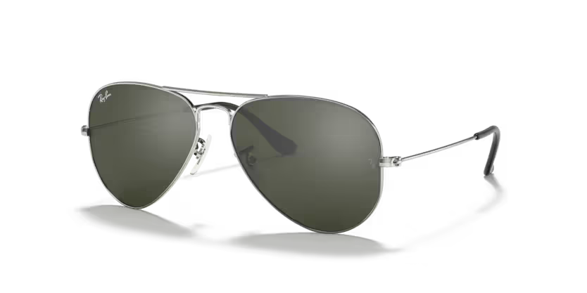 Ray-Ban 0RB3025 Aviator Large Metal-Argento