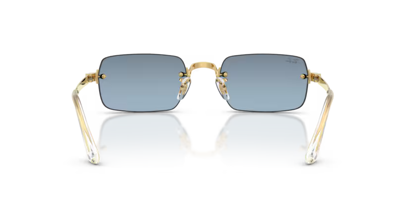 Ray Ban RB3928 001/S254 x ASAP Rocky Oro Arista Blu
