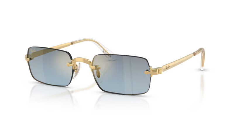 Ray Ban RB3928 001/S254 x ASAP Rocky Oro Arista Blu