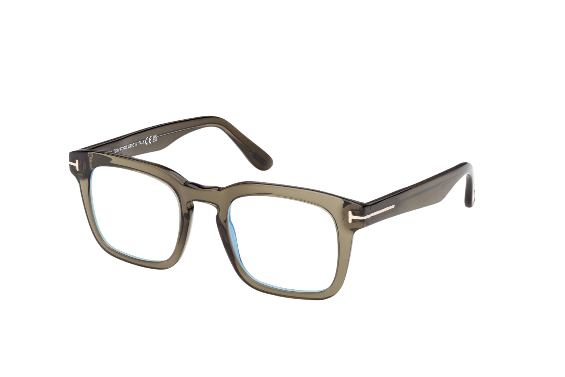 Tom Ford FT6025-B@50096-Verde Scuro Lucido