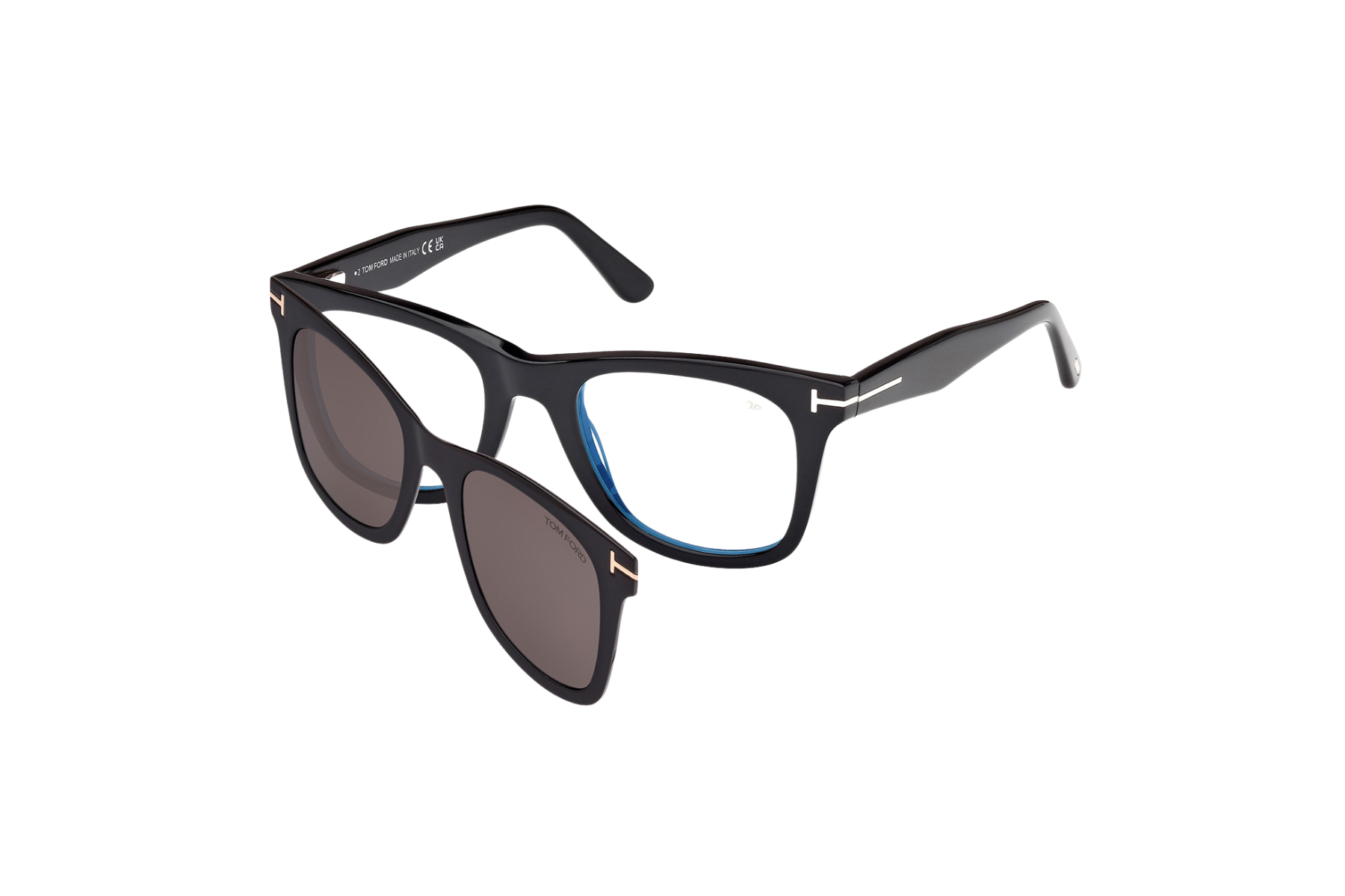 Tom Ford FT5970-B@50001-Nero Lucido/Clip On