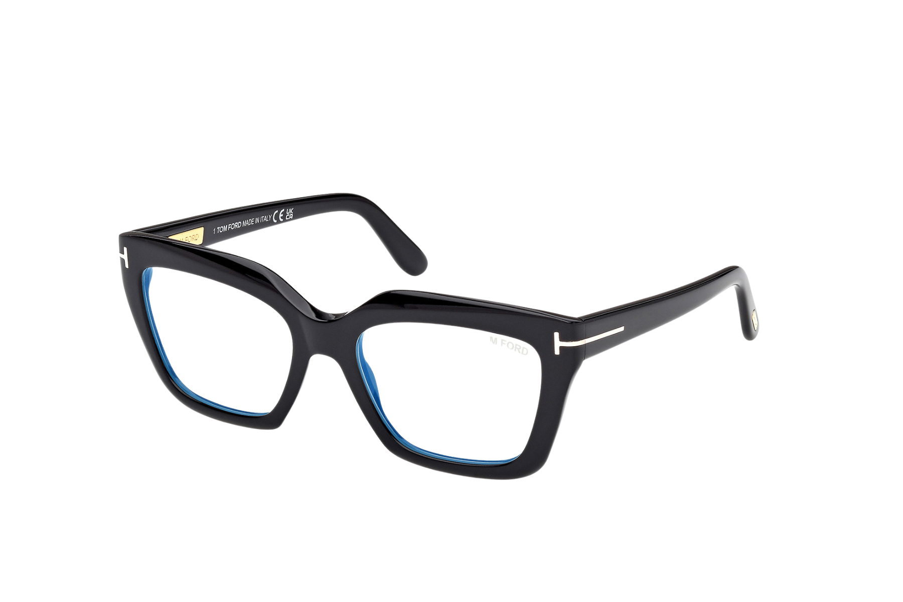 Tom Ford FT6093-B@53001-nero lucido