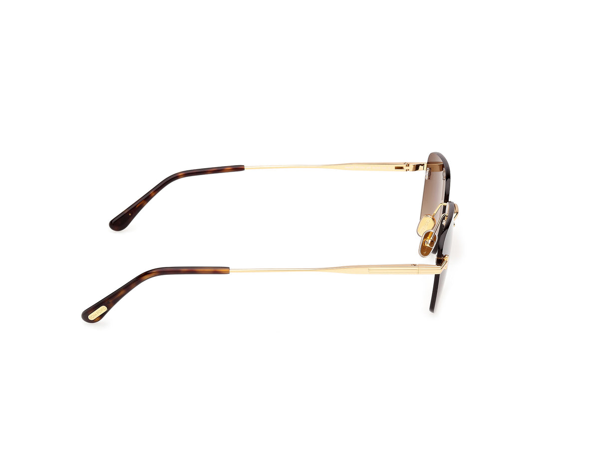 Tom Ford JAKE-02 FT1354 30F 54 Oro Endura Lucido