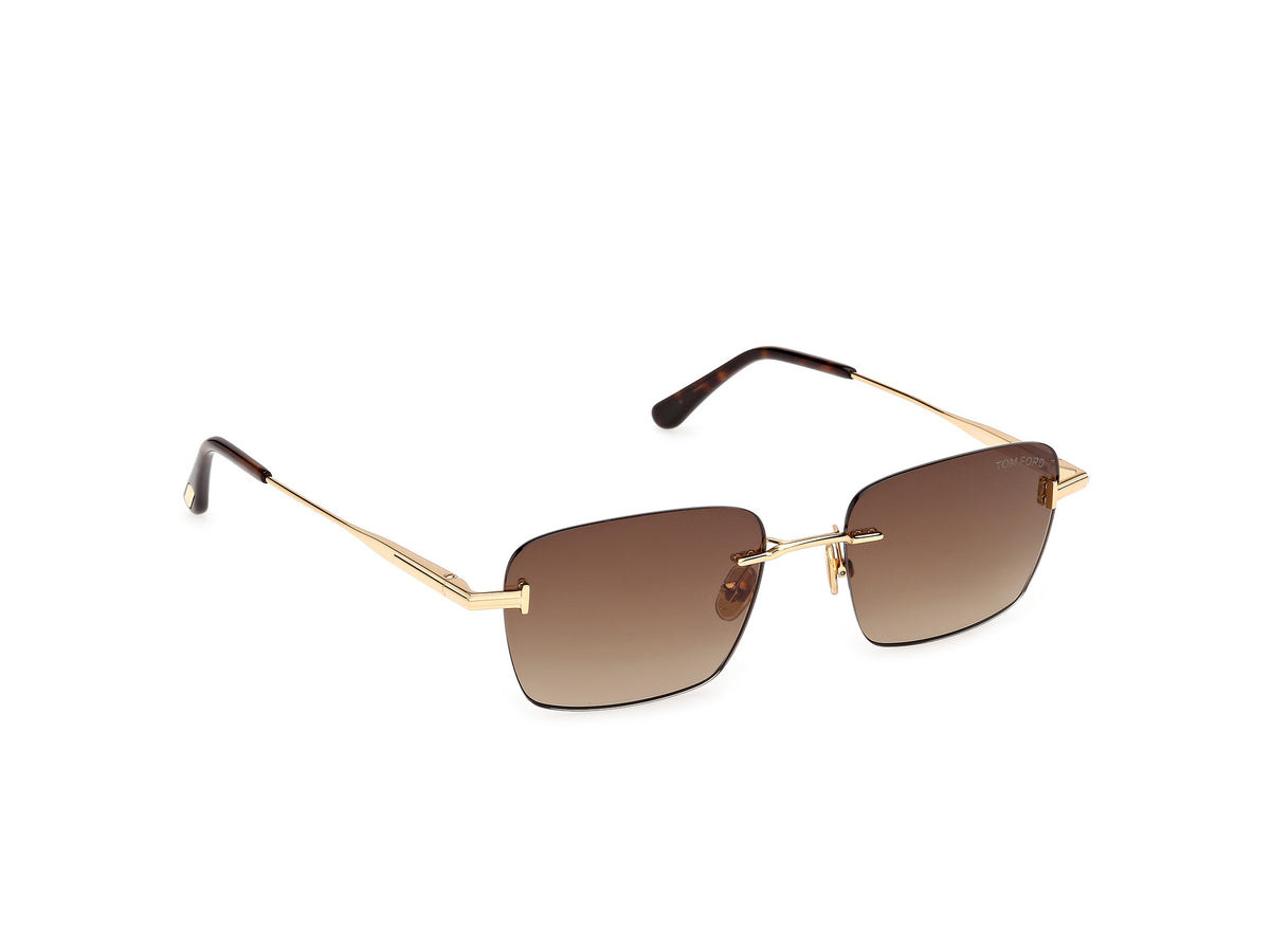 Tom Ford JAKE-02 FT1354 30F 54 Oro Endura Lucido