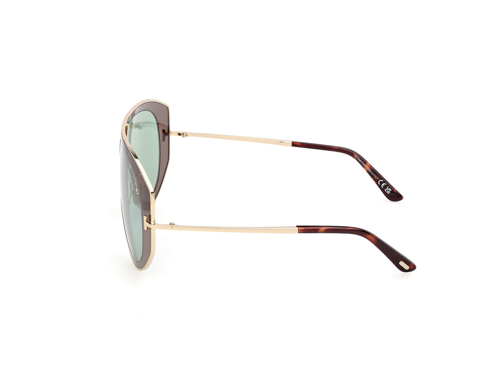 Tom Ford CADE-02 FT1430 20N 61 Grigio e Oro Pallido
