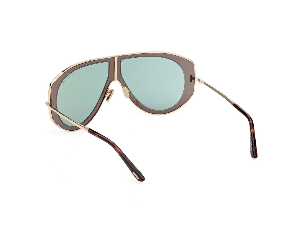 Tom Ford CADE-02 FT1430 20N 61 Grigio e Oro Pallido