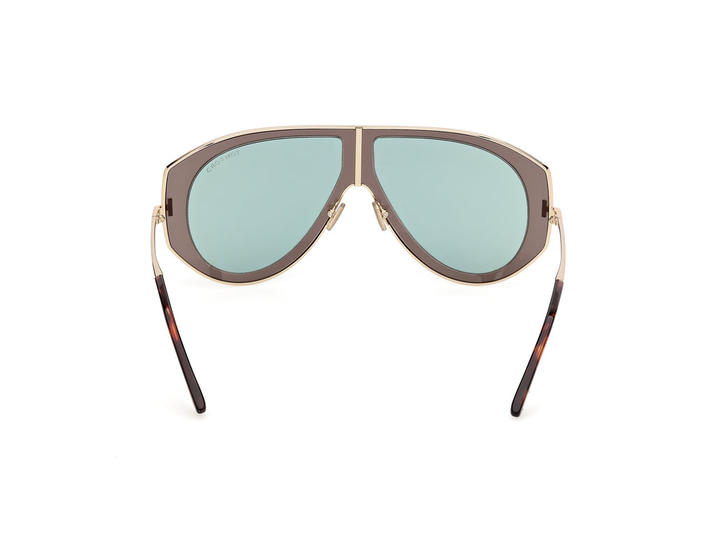 Tom Ford CADE-02 FT1430 20N 61 Grigio e Oro Pallido
