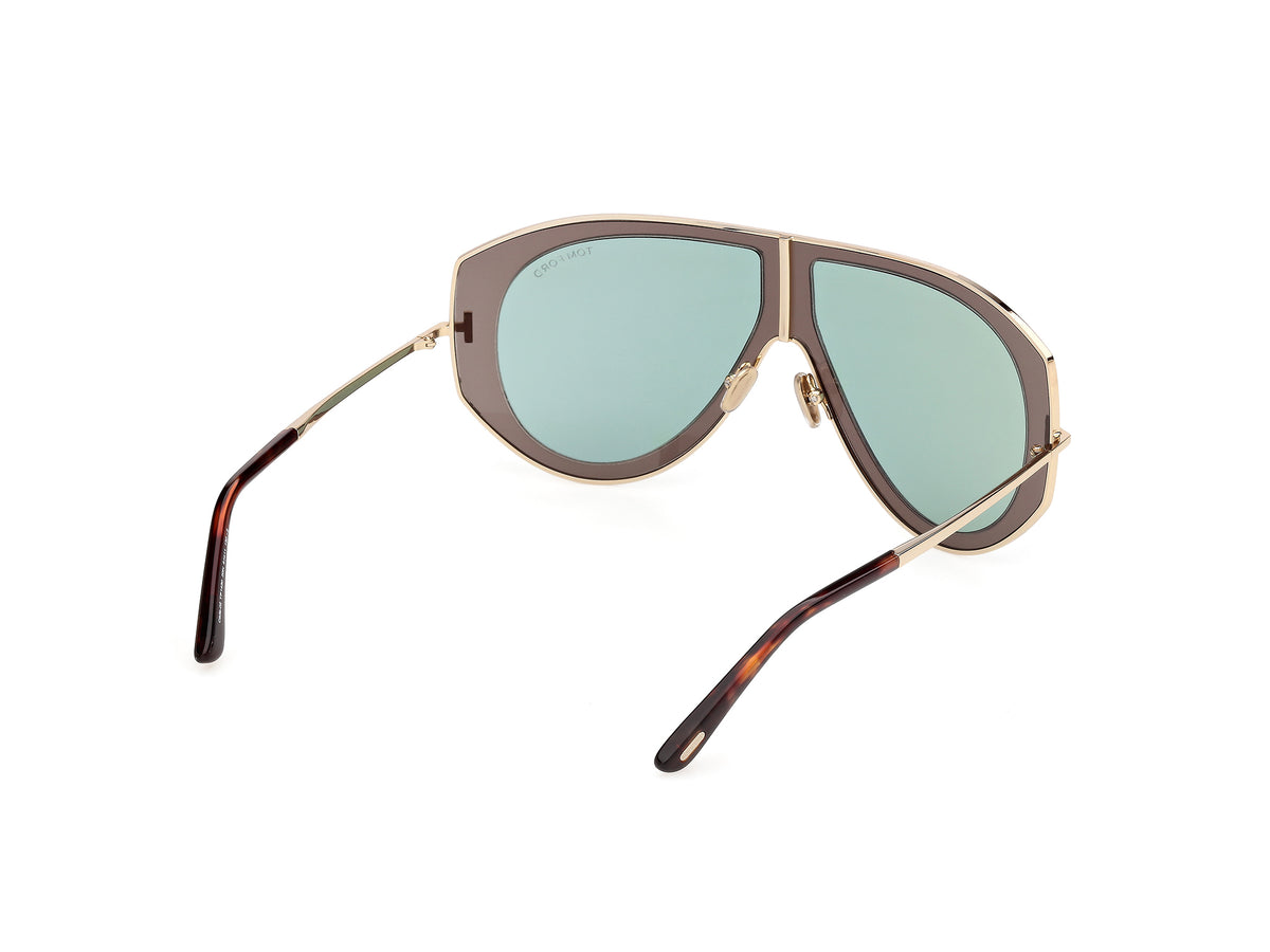 Tom Ford CADE-02 FT1430 20N 61 Grigio e Oro Pallido