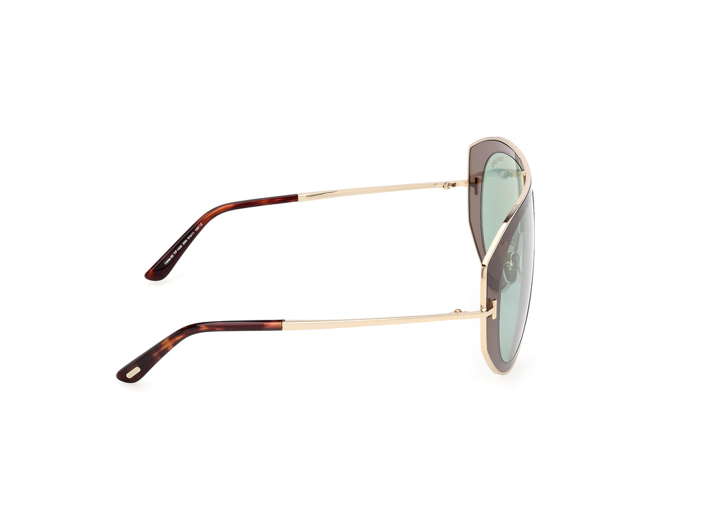 Tom Ford CADE-02 FT1430 20N 61 Grigio e Oro Pallido