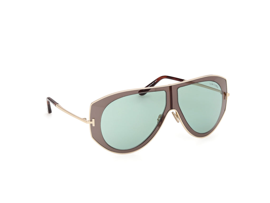 Tom Ford CADE-02 FT1430 20N 61 Grigio e Oro Pallido