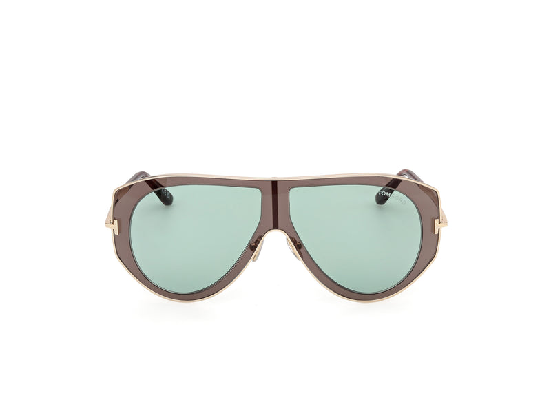 Tom Ford CADE-02 FT1430 20N 61 Grigio e Oro Pallido
